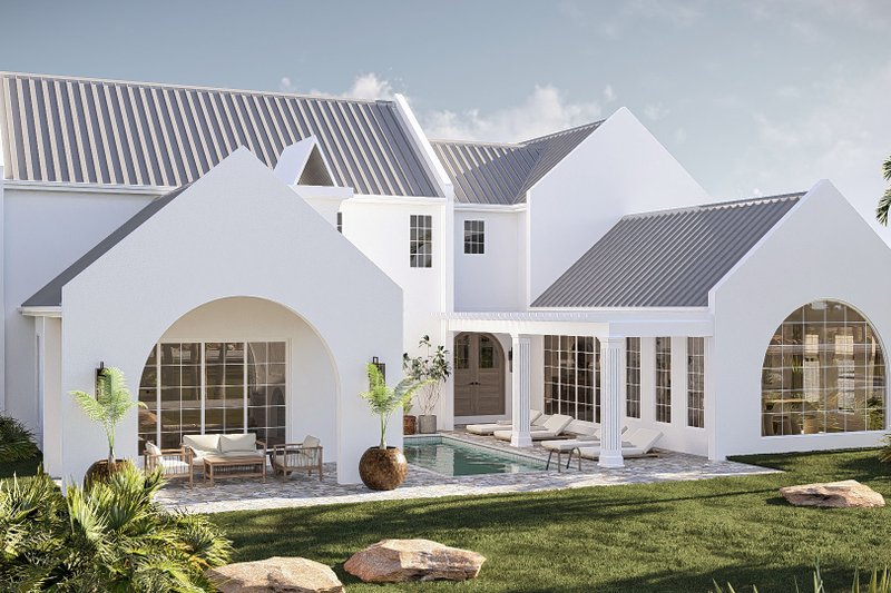 Dream House Plan - Exterior - Other Elevation 3 for Beach House Plan #455-752 - 4 bed, 3.5 bath