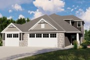 Cottage Style House Plan - 3 Beds 2.5 Baths 2635 Sq/Ft Plan #1064-107 