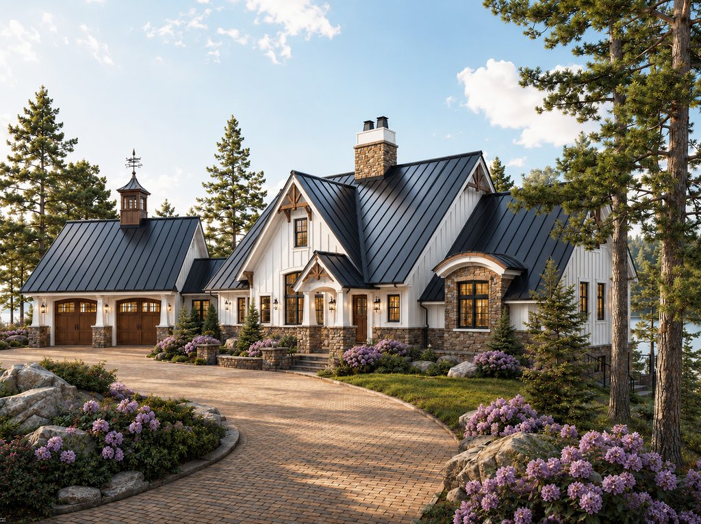 Exterior - Front Elevation 2 for Farmhouse House Plan #928-414 - 3 bed, 3 bath