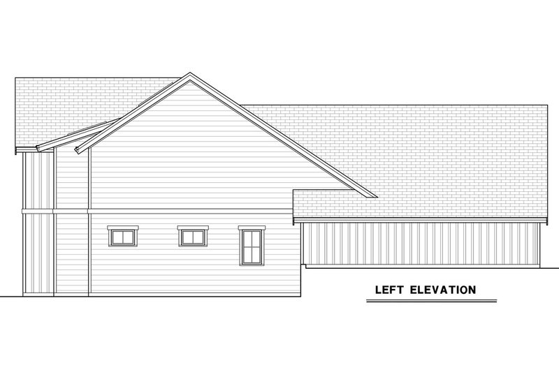 House Design - Exterior - Other Elevation 1 for Farmhouse House Plan #1070-234 - 4 bed, 3.5 bath