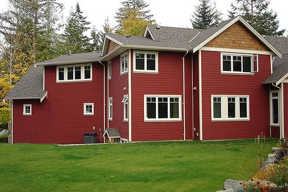 Rear View - 2900 square foot Craftsman Home