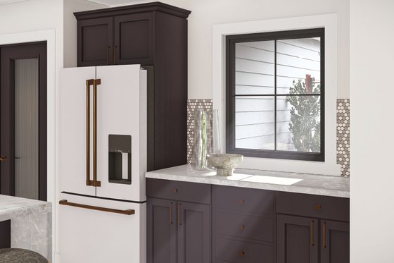 Interior - Kitchen 1 for Traditional House Plan #455-436 - 3 bed, 2 bath