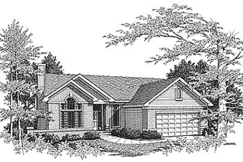 Dream House Plan - Traditional Exterior - Front Elevation Plan #70-126