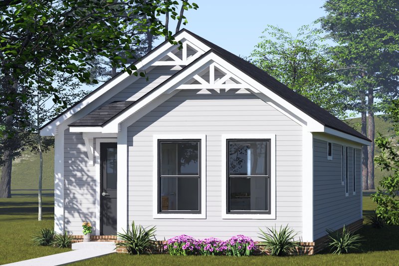 Dream House Plan - Exterior - Other Elevation 3 for Cottage House Plan #513-2444 - 2 bed, 2 bath