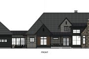 Tudor Style House Plan - 5 Beds 7 Baths 5917 Sq/Ft Plan #1069-37 Exterior 