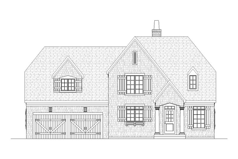 Architectural House Design - Exterior - Front Elevation 5 for Farmhouse House Plan #901-58 - 4 bed, 3.5 bath