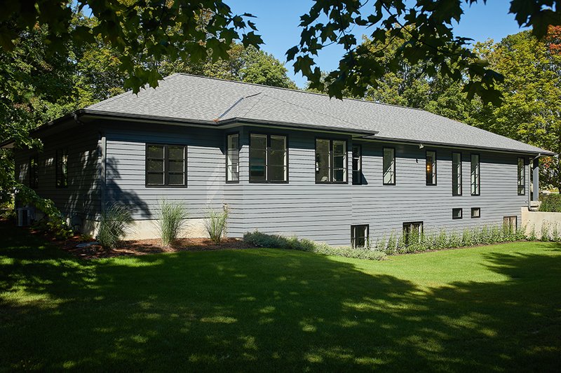 Architectural House Design - Left Side Elevation