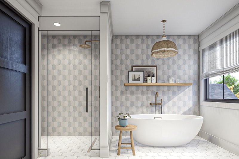 Dream House Plan - Interior - Master Bathroom for Traditional House Plan #455-557 - 5 bed, 3.5 bath