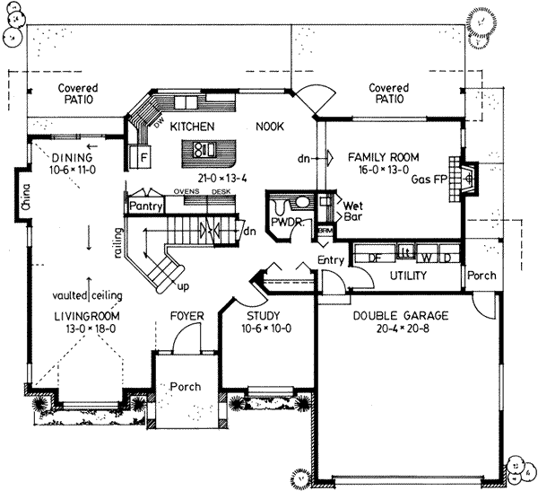 Floor Plan - Main Floor Plan #126-117