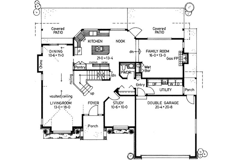Home Plan - Floor Plan - Main Floor House Plan #126-117 - 3 bed, 2.5 bath