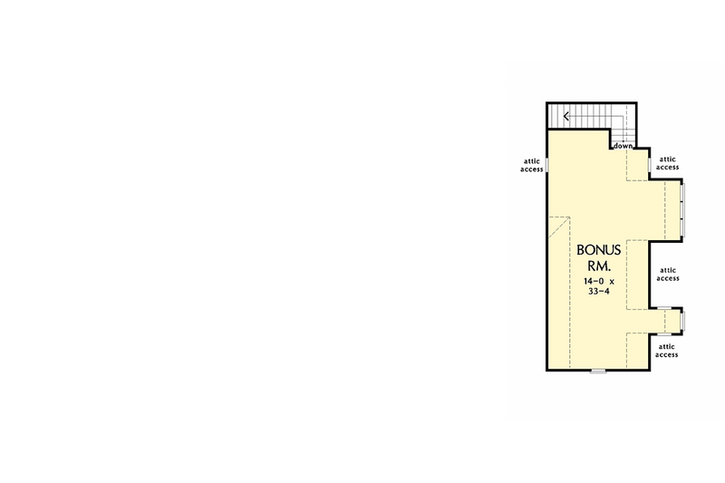 Dream House Plan - Optional Bonus Level