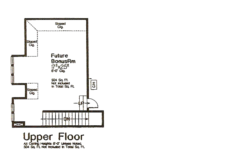 Dream House Plan - Floor Plan - Other Floor for European House Plan #310-983 - 4 bed, 3.5 bath