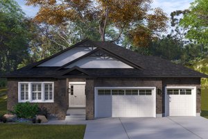 Home Plan - Exterior - Front Elevation for Craftsman House Plan #1060-503 - 2 bed, 2 bath