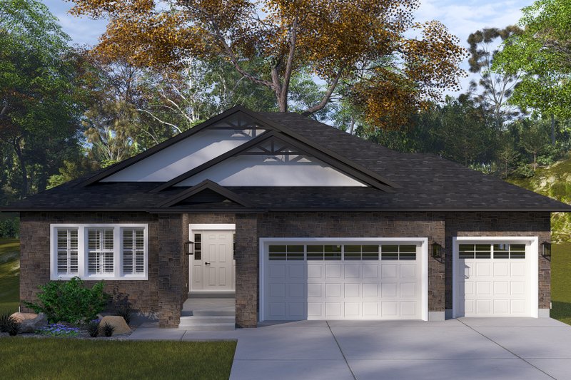 Home Plan - Exterior - Front Elevation 2 for Craftsman House Plan #1060-503 - 2 bed, 2 bath