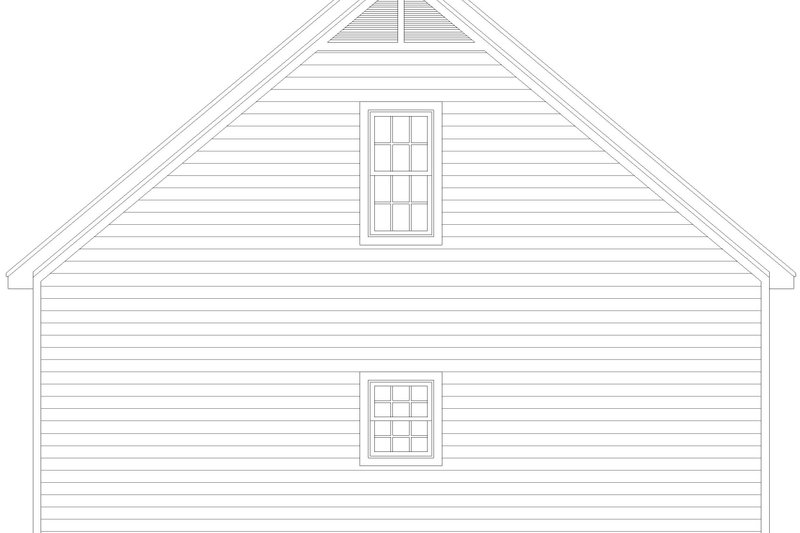 Dream House Plan - Exterior - Rear Elevation for Colonial House Plan #932-991, 0 bath
