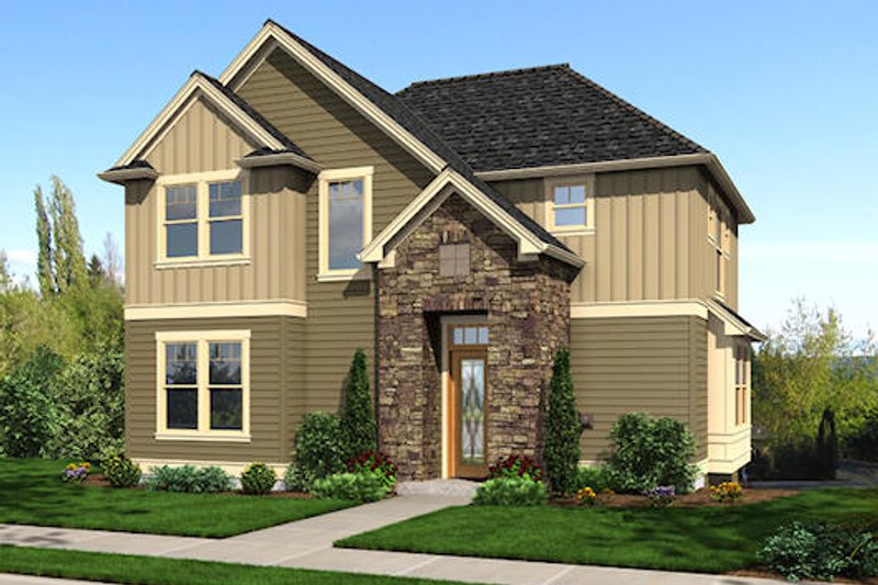 Home Plan - Traditional Exterior - Front Elevation Plan #48-504