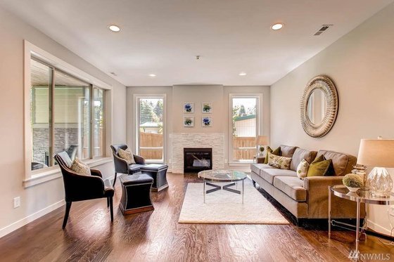 Interior - Family Room for Modern House Plan #1066-9 - 4 bed, 4 bath