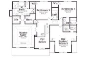 Traditional Style House Plan - 4 Beds 4 Baths 2752 Sq/Ft Plan #419-152 
