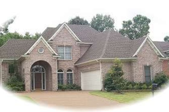 Exterior - Front Elevation for European House Plan #81-1508 - 3 bed, 2.5 bath