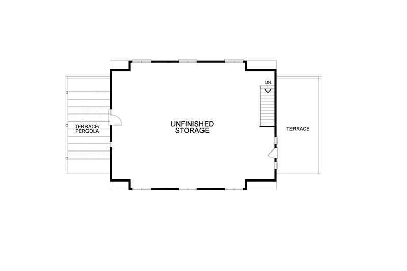Dream House Plan - Floor Plan - Upper Floor for Barndominium House Plan #20-2561, 0.5 bath