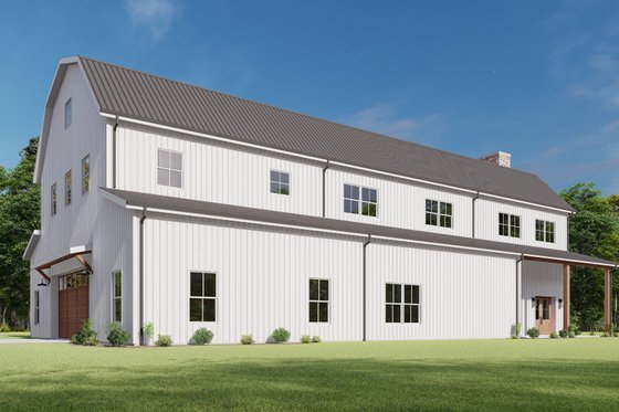 Exterior - Other Elevation 7 for Barndominium House Plan #1092-50 - 6 bed, 4 bath