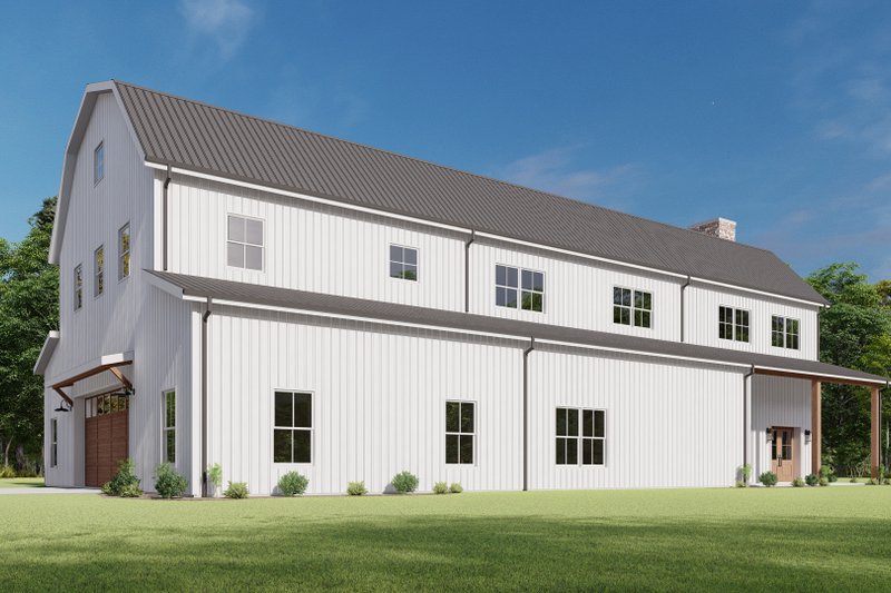 Dream House Plan - Exterior - Other Elevation 7 for Barndominium House Plan #1092-50 - 6 bed, 4 bath