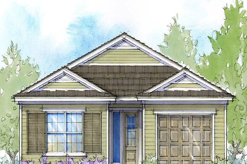House Design - Southern Exterior - Front Elevation Plan #938-104