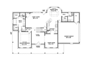 Southern Style House Plan - 3 Beds 2.5 Baths 2546 Sq/Ft Plan #81-242 