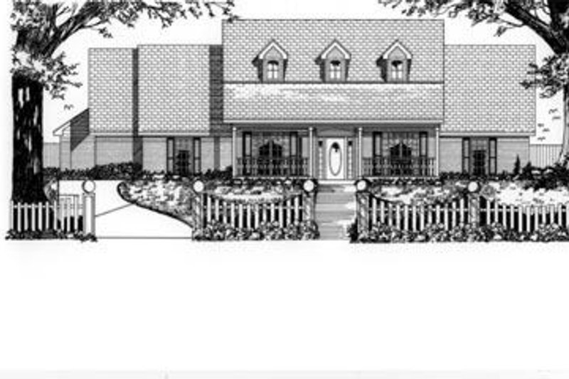 Dream House Plan - Traditional Exterior - Front Elevation Plan #62-114
