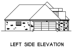 Exterior - Other Elevation for European House Plan #16-120 - 3 bed, 2 bath