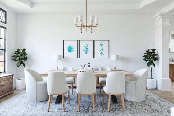 Interior - Dining Room 1 for European House Plan #54-696 - 5 bed, 5 bath