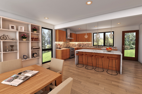 Interior - Kitchen for Contemporary House Plan #48-1009 - 3 bed, 2.5 bath