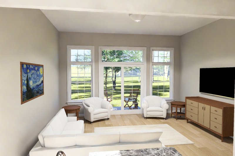 Dream House Plan - Interior - Family Room 1 for Cottage House Plan #513-2439 - 3 bed, 3 bath