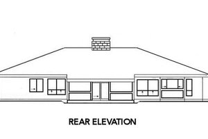 Exterior - Rear Elevation for Modern House Plan #312-841 - 3 bed, 2.5 bath