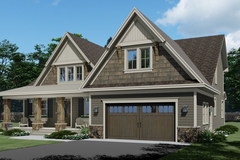 Dream House Plan - Exterior - Front Elevation 5 for Traditional House Plan #51-1208 - 5 bed, 3.5 bath