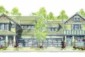 Cottage Exterior - Front Elevation Plan #20-1355