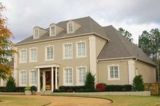 Exterior - Front Elevation for Colonial House Plan #81-1625 - 5 bed, 4 bath