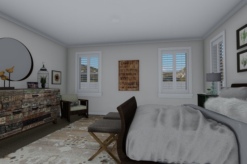 House Plan Design - Interior - Master Bedroom 3 for Craftsman House Plan #1060-70 - 5 bed, 2.5 bath
