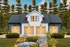 Farmhouse Exterior - Front Elevation Plan #54-670