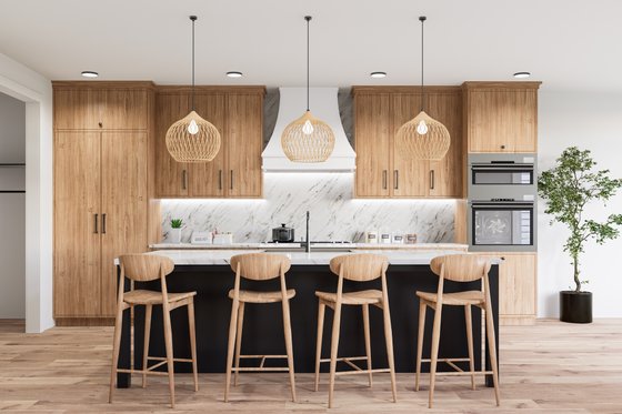 Interior - Kitchen for Farmhouse House Plan #1089-32 - 4 bed, 3.5 bath