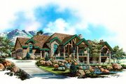 Craftsman Style House Plan - 6 Beds 4 Baths 6105 Sq/Ft Plan #5-170 