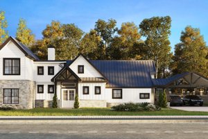 Farmhouse Exterior - Front Elevation Plan #1110-28