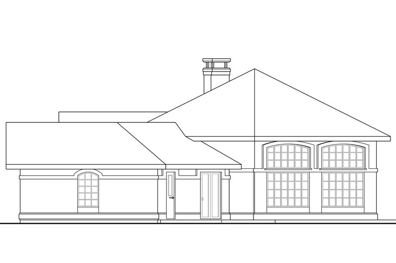 Home Plan - Exterior - Other Elevation 1 House Plan #124-981 - 3 bed, 3 bath