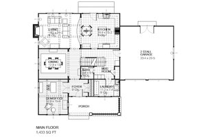 European style house plan