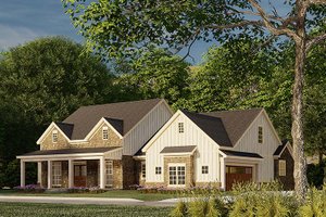Exterior - Other Elevation for Farmhouse House Plan #923-183 - 3 bed, 2.5 bath