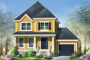 Traditional Exterior - Front Elevation Plan #25-4342