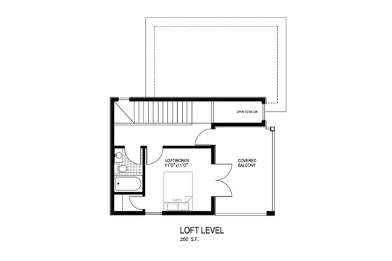 Floor Plan - Main Floor 2 for Contemporary House Plan #512-4 - 3 bed, 3 bath