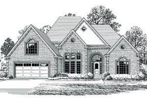 Traditional Exterior - Front Elevation Plan #424-309