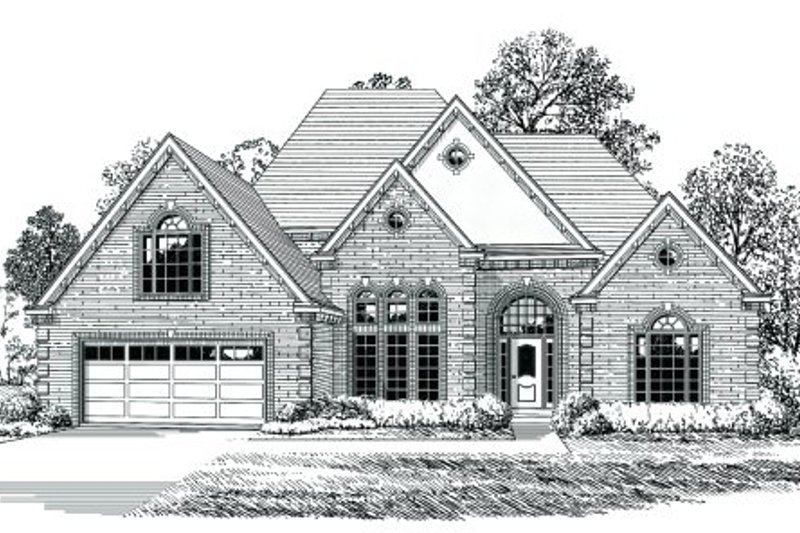 Traditional Style House Plan - 3 Beds 3 Baths 2593 Sq/Ft Plan #424-309