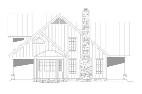 Exterior - Other Elevation for Southern House Plan #932-861 - 3 bed, 3.5 bath